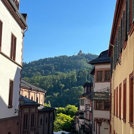Ferienwohnung Burgenblilck Weinheim Esterno foto