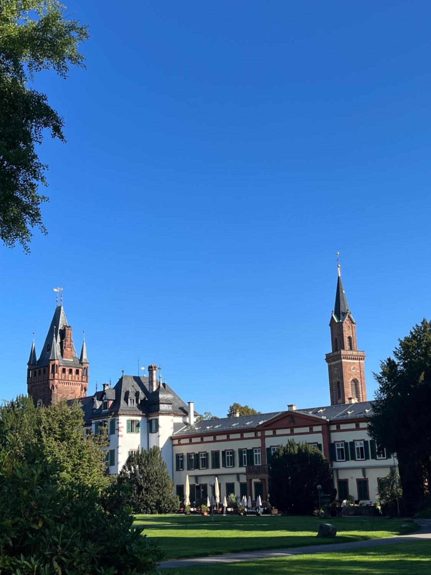 Ferienwohnung Burgenblilck Weinheim Esterno foto